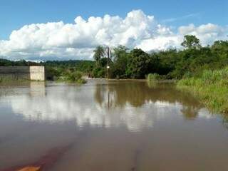 Com as chuvas, nível dos rios sobe (Foto: Divulgação)