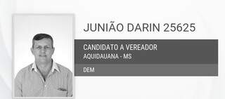 Junião Darin foi candidato a vereador no município de Aquidauana, em 2016. Na ocasião, recebeu 51 votos e não se elegeu (Foto: divulgação)