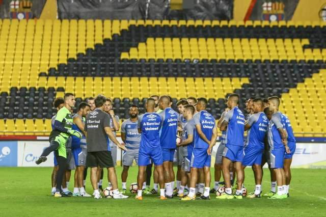 Gremistas de Campo Grande se re&uacute;nem em CTG para ver o time na Libertadores