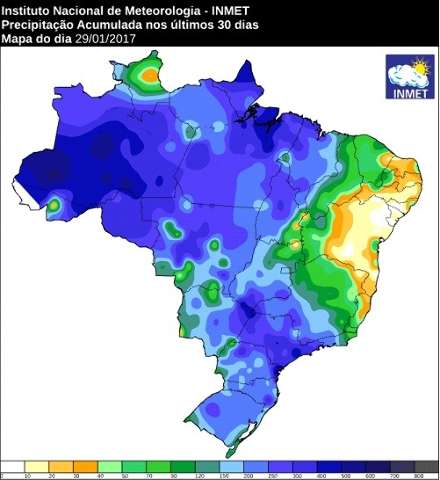 Norte de MS registra 400 mil&iacute;metros de chuva no m&ecirc;s, maior n&uacute;mero do Estado