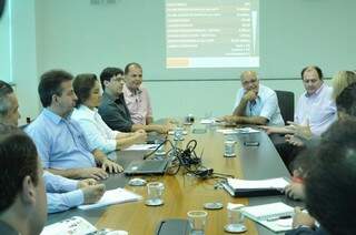 Transição realiza reunião com representantes de secretarias, fundações e Agepan (Foto: Alcides Neto)