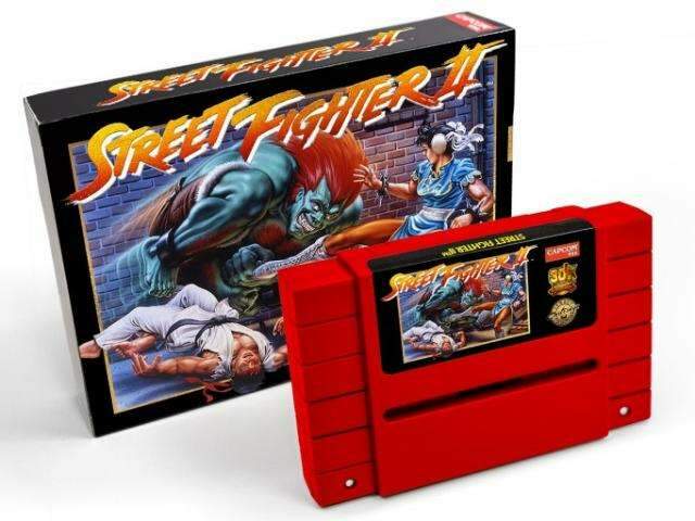 Street Fighter II est&aacute; de volta ao mercado dos games e em cartucho 