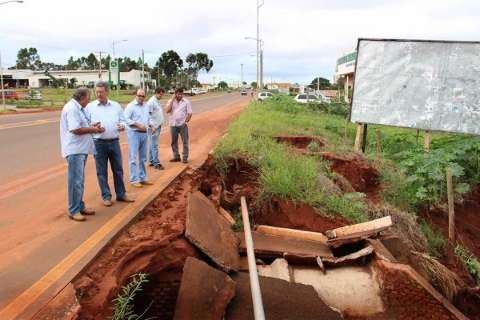 Temporal que destruiu rodovia deixou prejuízo de pelo menos R$ 5 milhões 