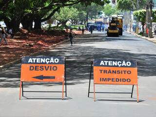 A Agetran irá interditar amanhã (20), o mesmo trecho no sentido oposto. (Foto: João Garrigó)