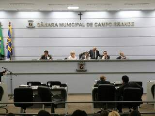 Sessão na Câmara Municipal de Campo Grande.
(Foto: Marcos Ermínio/Arquivo).