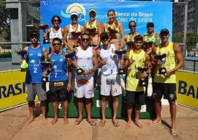 MS fica fora do p&oacute;dio do Circuito Regional de v&ocirc;lei de praia em Campo Grande