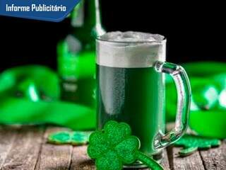 Chope verde é tradição do St. Patrick’s Day.