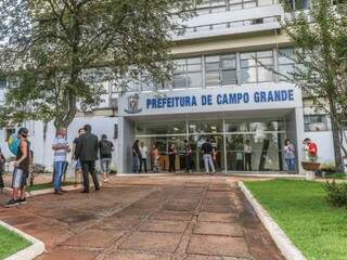 Prefeitura de Campo Grande. (Foto: Fernando Antunes/Arquivo)