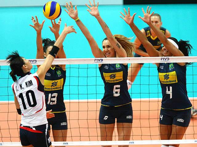  Brasil bate a Coreia por 3 a 2 na Copa do Mundo feminina de v&ocirc;lei