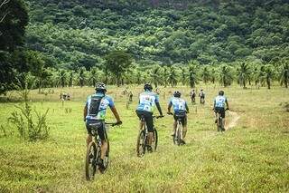A terceira edição do Desafio Mountain Bike de Piraputanga teve recorde de inscrições, segundo a organização (Foto: Divulgação)