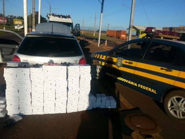 PRF apreende  940 comprimidos de estimulante sexual e equipamentos eletr&ocirc;nicos