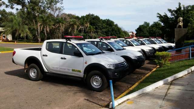 PM recebe viaturas e motocicletas de conv&ecirc;nio com o Minist&eacute;rio da Justi&ccedil;a