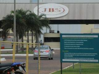 Sede do frigorífico de propriedade do grupo JBS em Campo Grande (Foto: Marcos Ermínio)