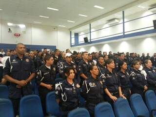 Guardas municipais acompanharam votação do projeto (foto: Kleber Clajus)