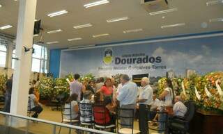 Velório de ex-prefeito foi realizado em Dourados. (Foto: Dourados News)