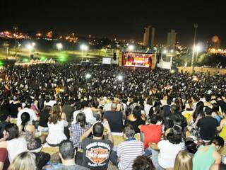 Rita cantou para um público de 70 mil pessoas neste domingo, no Parque das Nações Indígenas. (Foto: Mazão Ramires)