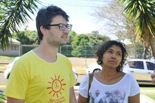 Henrique e Rosana, candidatos do Psol (Foto: Alcides Neto)