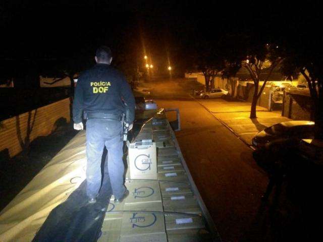 Em 3 dias, DOF apreende em MS mais de 130 mil pacotes de cigarros do PY