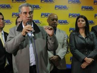Governador elogiou a escolha do partido e ainda afirmou que Rose tem os predicados para assumir o posto pretendido (Foto: Alcides Neto)