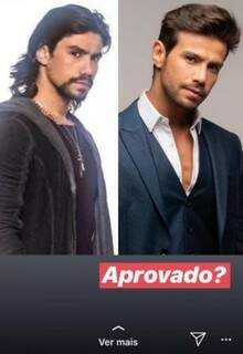 Antes e depois publicado pelo cantor. (Foto: Reprodução Instagram)