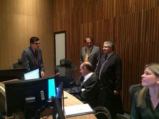 Gilmar participou de reunião no Tribunal Regional do Trabalho (Foto: Divulgação)