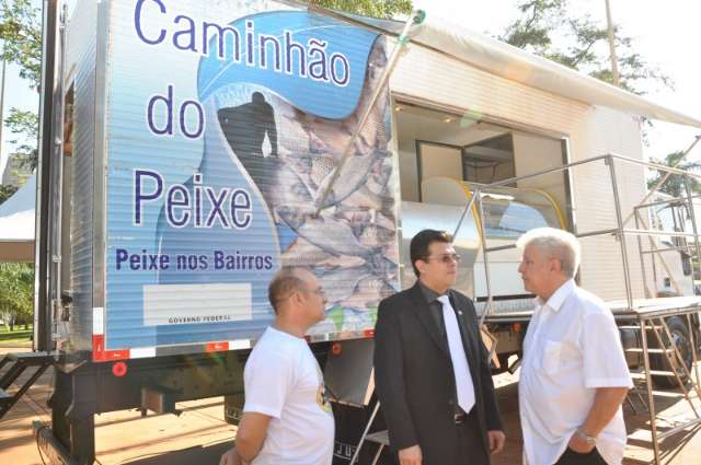 Caminh&atilde;o ser&aacute; usado para incentivar consumo de peixe em Campo Grande
