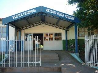 Escola Estadual Antonio Pinto Pereira, em Jardim, foi uma das beneficiadas com emendas do deputado Felipe Orro (PSDB). 