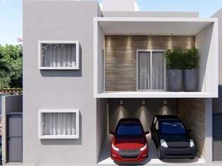 Com arquitetura moderna, unidades estão à venda por R$ 495 mil (Foto: Divulgação) 