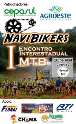 Navira&iacute; sedia encontro interestadual de Mountain Bike neste domingo