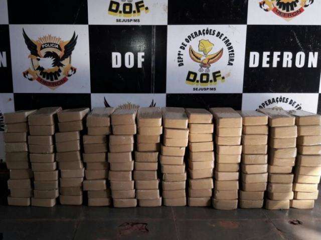 Condutor de Sandero &eacute; preso com 124 kg de pasta base de coca&iacute;na