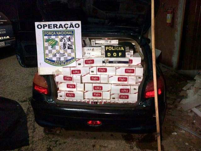 DOF apreende carga de cigarro avaliada em R$ 26,2 mil