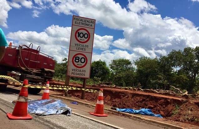 Trabalhador morre ao ser atropelado em obra de duplica&ccedil;&atilde;o da BR-163