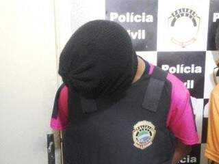 O adolescente foi preso na segunda-feira (8), em Campo Grande. (Foto: Pedro Peralta)