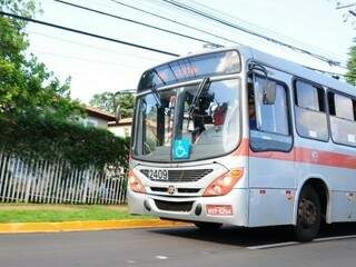 Ônibus do transporte público de Campo Grande (Foto: Paulo Francis/Arquivo)