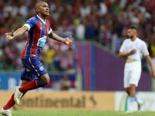 Nino Paraíba foi autor de um dos gols na partida. (Foto: BahiaFC) 