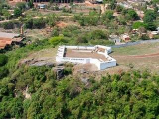 Forte Junqueira foi construído para defender a fronteira na parte oriental de Corumbá (Foto: Kleverton Velasques/PMC)