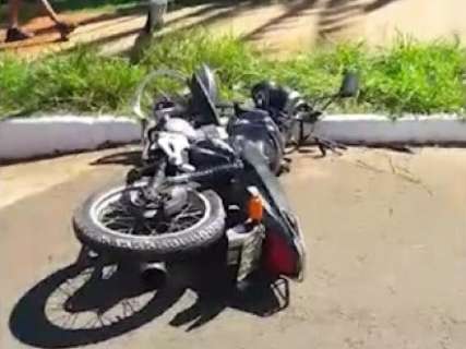 Leitor flagra acidente e faz alerta a motociclistas: “reduzam a velocidade”