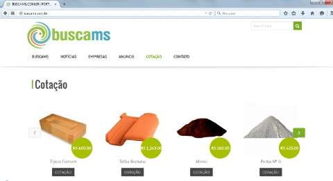 Cotação de produtos e serviços agora ficou fácil, é no portal BuscaMS.