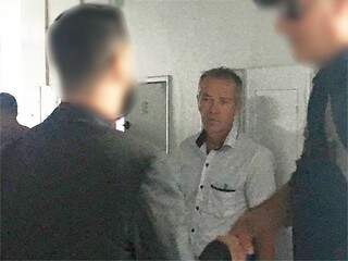 José Gomes durante audiência de custódia nesta manhã (Foto: Guilherme Henri)