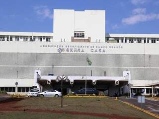 Santa Casa de Campo Grande, o maior hospital de MS (Foto: Fernando Antunes)