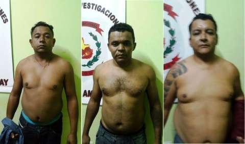 Três homens que seriam do PCC são presos pela polícia paraguaia