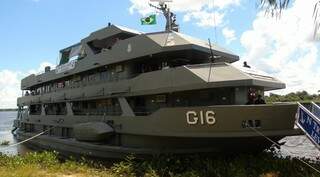 Navios levarão equipes que percorrerão o Rio Paraguai até Mato Grosso. (Foto:Divulgação)