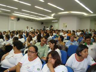Auditório ficou lotado com agentes comunitários de saúde de diversas regiões do Estado. (Foto: Divulgação)