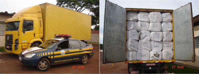  PRF apreende fardos de mantas sint&eacute;ticas sem documenta&ccedil;&atilde;o fiscal