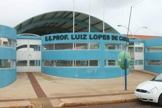 Escola foi inaugurada a pouco mais de um ano e é a 14º vez que é assaltada. (Foto: Fábio Jorge/Divulgação)