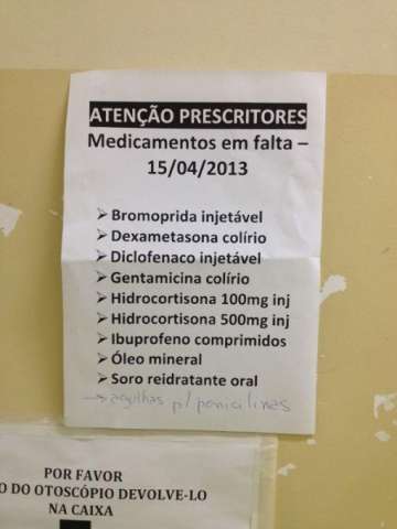 Falta de medicamentos em UPA da Capital faz sucesso at&eacute; no Facebook