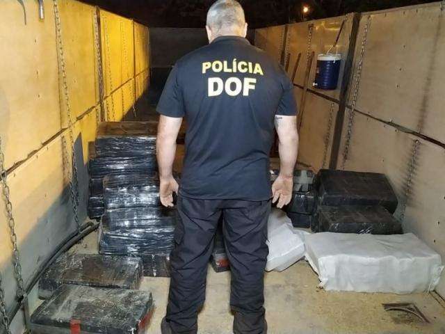 Paraguaios e brasileiro s&atilde;o donos de carretas com 5 toneladas de maconha