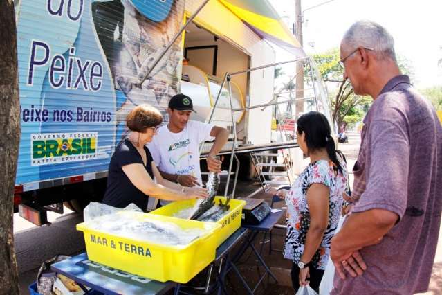 Peixe &eacute; comercializado em feiras e parques e domingo tem pesca liberada