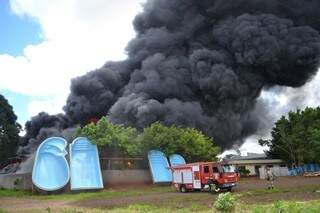 Incêndio ocorreu no último dia 14 no Jardim Noroeste em Campo Grande (Foto: Paulo Francis)