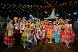 Grupo que se apresentou na Festa de Santo Antônio, ano passado. (Foto: Arquivo/Thailla Torres)
